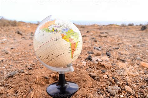 small earth globe  stock photo  vecteezy