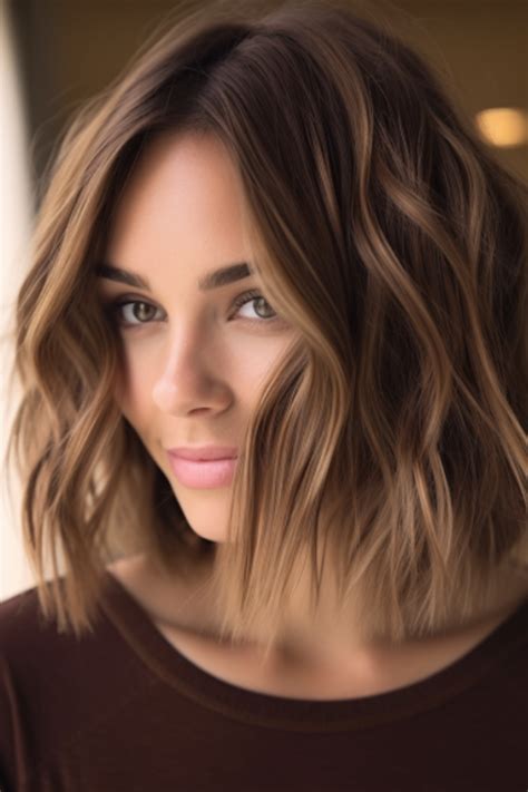 stunning lob haircuts long bob    brunette long bob