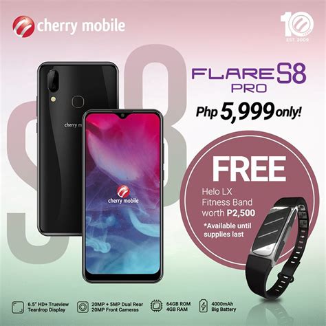 Cherry Mobile reveals Flare S8 Pro new freebie, a fitness band worth