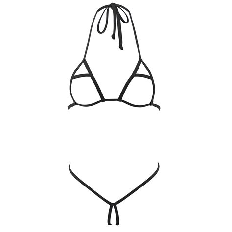 Buy HERRYLO Micro Bikini Extreme Slutty G String Bikinis Crotchless