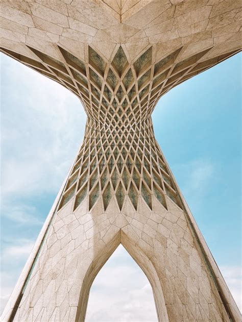 Wall of Azadi Tower in Tehran · Free Stock Photo