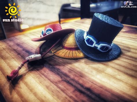 Sun Studio - One Piece Luffy Ace Sabo Hats - OrzGK