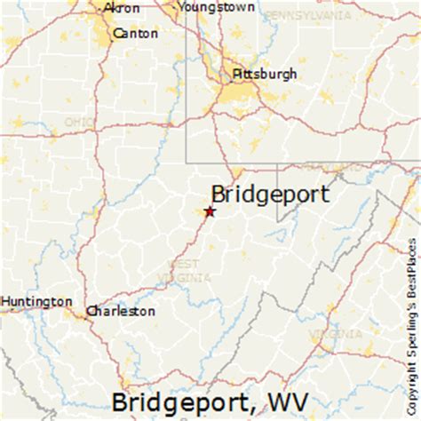 Bridgeport West Virginia Map | Draw A Topographic Map