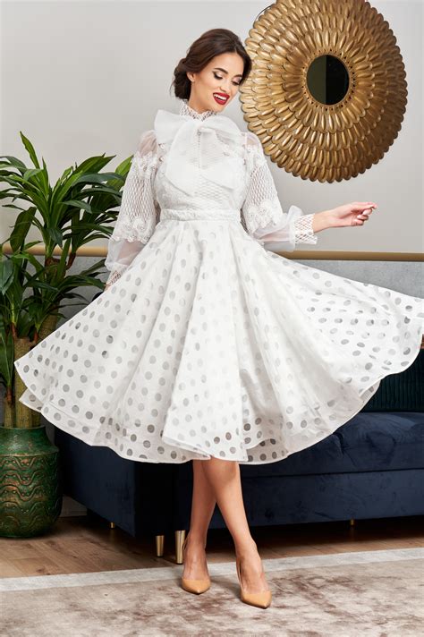 rochie radiant alba zonia