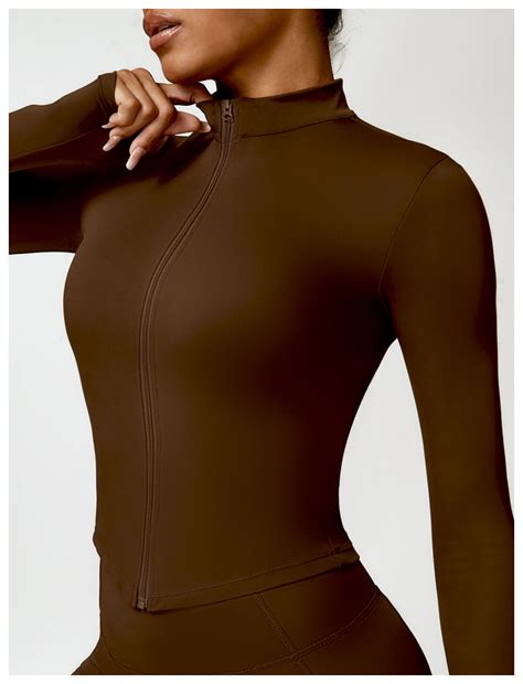 Buy Wholesale China Custom Logo Sports Gym Jacket Outfit Suit Yoga