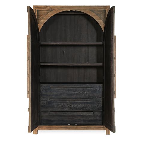 Hooker Furniture Big Sky 6700-90013-80 Casual 2-Door Bedroom Wardrobe