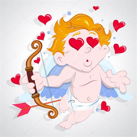 Cupid in Love — Stock Vector © baavli #8475828
