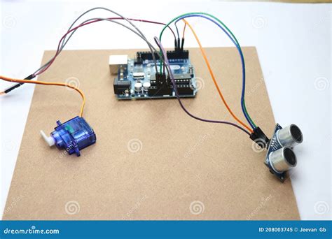Arduino Uno Project Made from Micro Servo and Ultrasonic Sensor ...