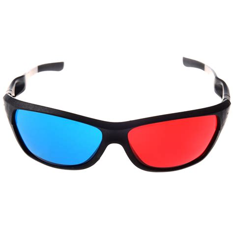 EDT-Red&blue Cyan Anaglyph Simple Style 3D Glasses... – Vicedeal