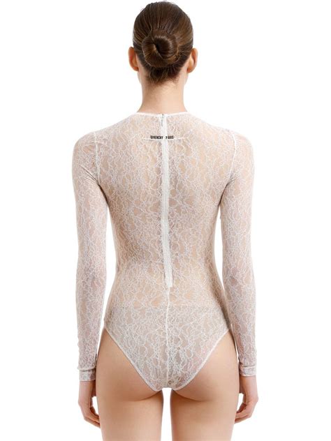 Womens White Lace Bodysuit Uk at Marcus Riedel blog