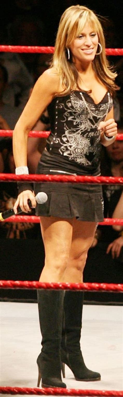 Lilian Garcia Wearing a Sexy Black Mini Skirt and by dragonmatt600 on