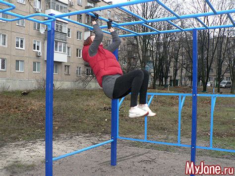 Для чего нужна горизонтальная лестница - фитнес, фитнес на улице ...