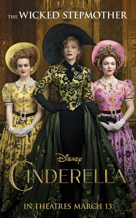 New Cinderella Posters Feature Cate Blanchett as the Wicked Stepmother