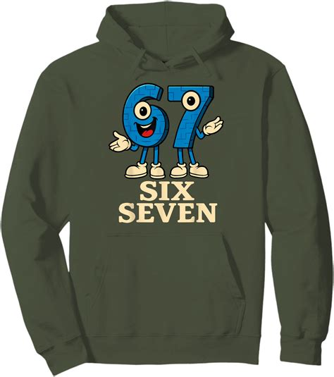 67 Six Seven 6-7 - Funny Italian Brainrot Kids Gaming Meme Hoodie ,Full