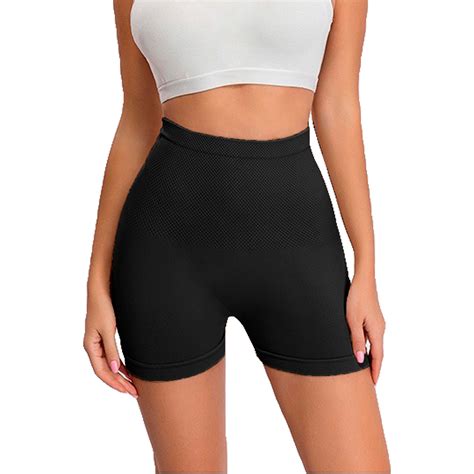 Short Licra Mujer, Negro, Cintura Alta, Unitalla, Deportivo, Dama