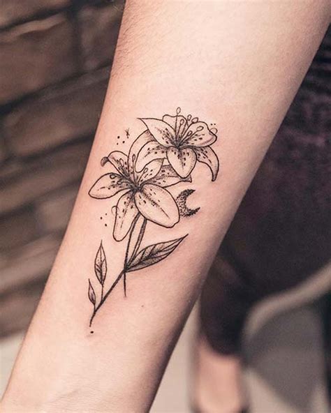 43 Pretty Lily Tattoo Ideas for Women – StayGlam