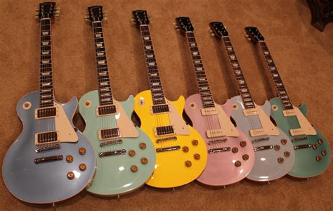 Gibson Les Paul Colors Chart: A Visual Reference of Charts | Chart Master