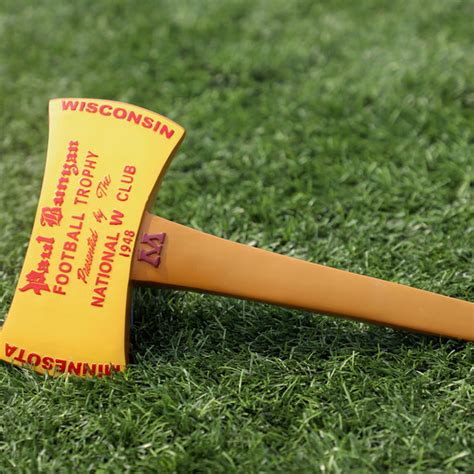 paul bunyans axe trophy minnesota rivalry trophy