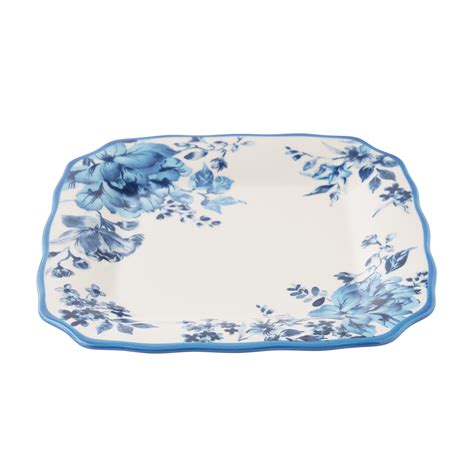The Pioneer Woman Delilah Stoneware Dinner Plate, Blue - Walmart.com