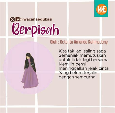 berpisah wacana edukasi