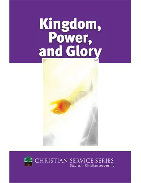 Kingdom, Power & Glory | Christian Service Series | Aboriginal Bible ...