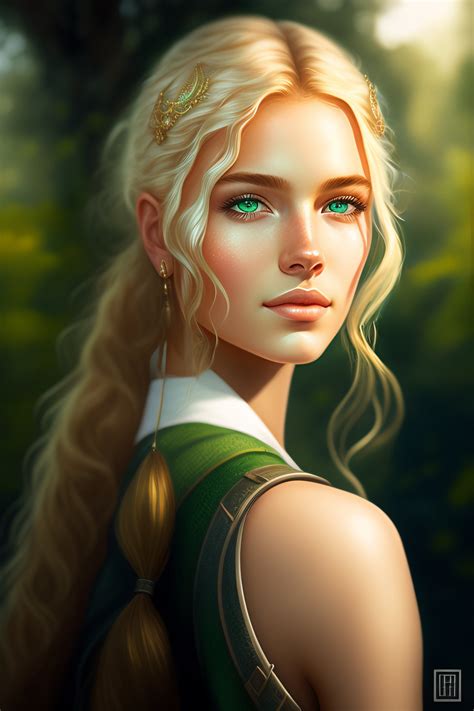 Lexica - Detailed portrait of a young european female who survived in