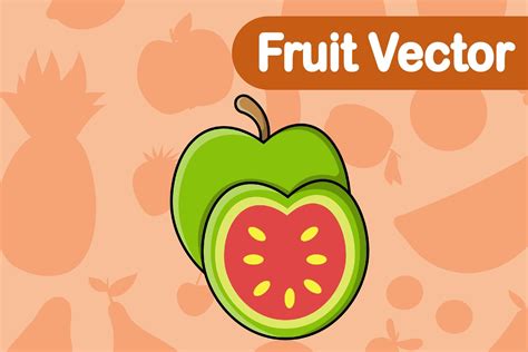 Fruit Vector - Guava Graphic by VeniaStudio · Creative Fabrica