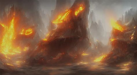 Fire Lands Digital Art by Andrea Grasso - Fine Art America