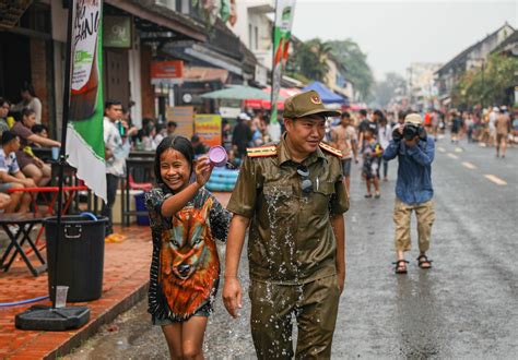 Laos celebrates new year in full tilt with pandemic precautions aside