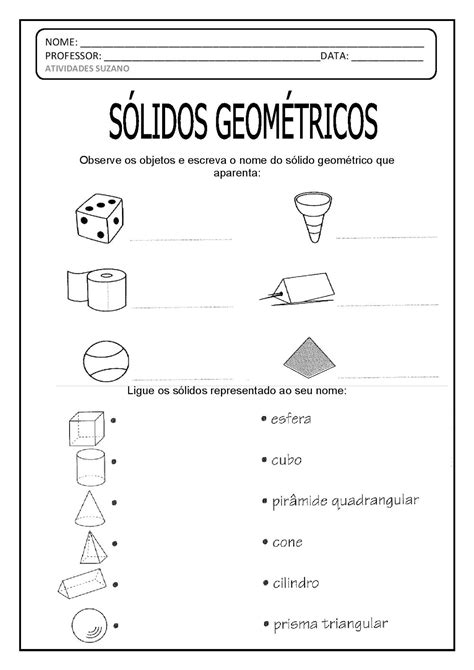 Solidos Geometricos 4 Ano