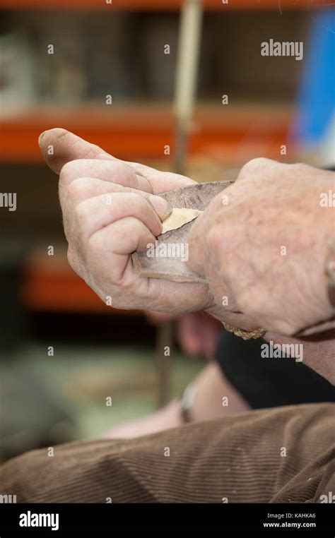 Flint Knapping High Resolution Stock Photography and Images - Alamy