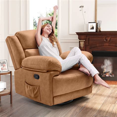 Relieve Stress with Massage Swivel Rocker Recliners - Amerlife