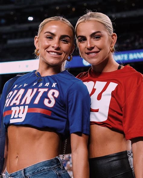 Cavinder twins steal show at NFL game with outfit choice on sidelines