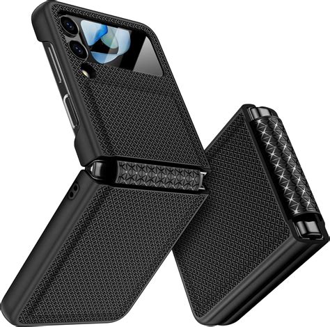 Doeshine for Samsung Galaxy Z Flip 4 Case with Back Screen Protector