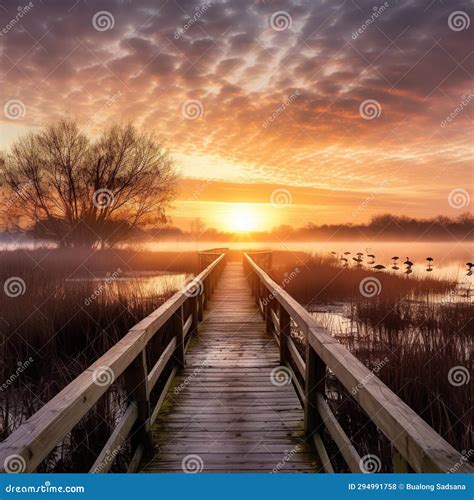 Beautiful Sunrise at Potter Marsh Wildlife Viewing Potter Marsh is