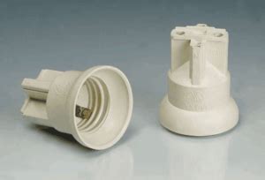 E27 13 Plastic light bulb socket lamp holders white
