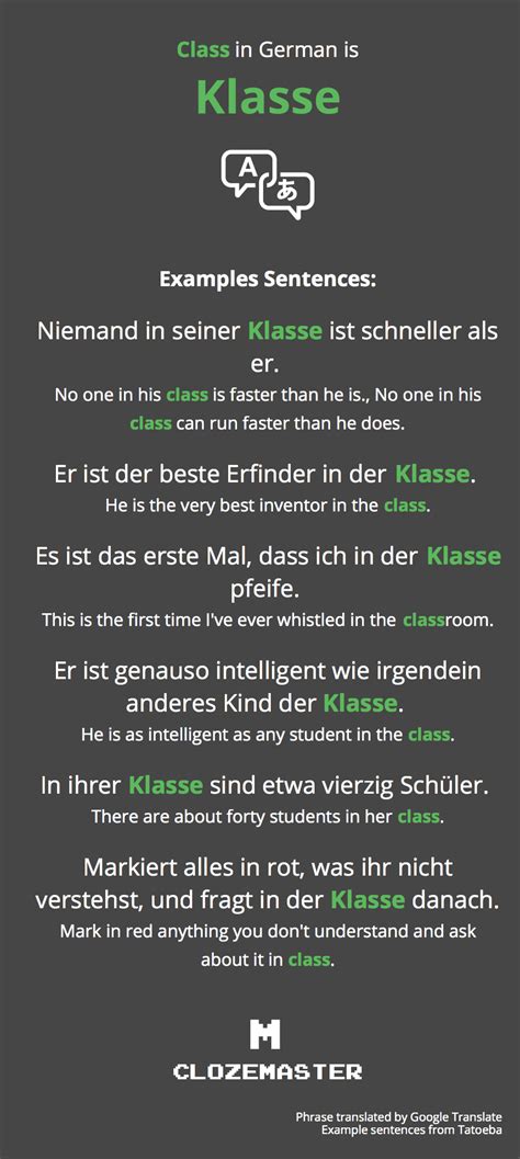 class  german clozemaster