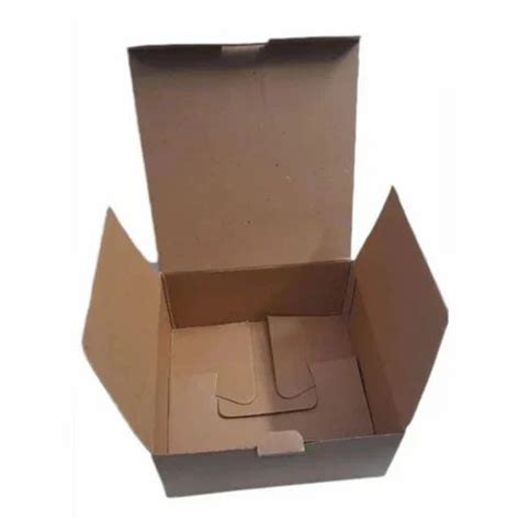 ply square plain corrugated box  rs piece plain corrugated box