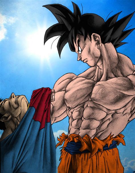 Goku Vs SuperMan by Anasukiable on DeviantArt