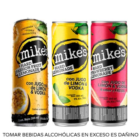 Pack Rtd Mikes Hard (1 Lemonade x 355 Ml + 1 Strawbery Lemonade x 355