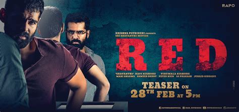 Ram Pothineni's RED teaser release date