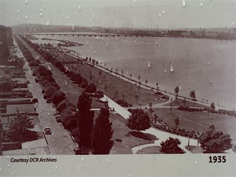 Mildly interesting the esplanade before Storrow Drive circa 1935 : r/boston