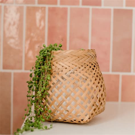 Small Bamboo Storage Basket - Bubs Central