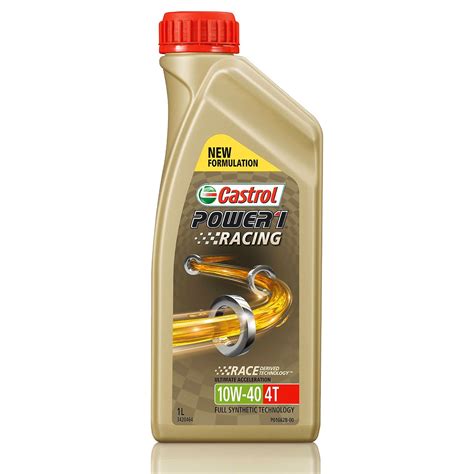 castrol power  racing  motorcycle engine gearbox oil  litre