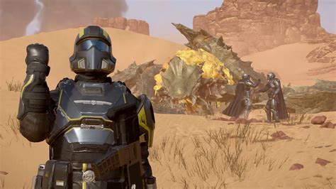 Im Trailer zu Helldivers 2 wird fleißig geballert, wenn die ...