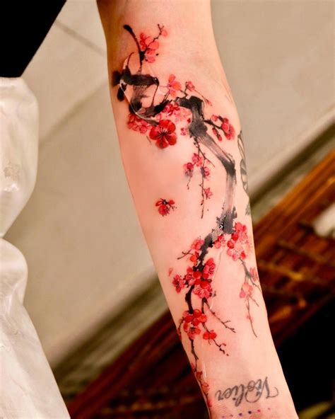 Koi fish cherry blossom tattoo – Artofit