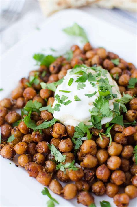 Quick Indian Chickpeas - Delish Knowledge