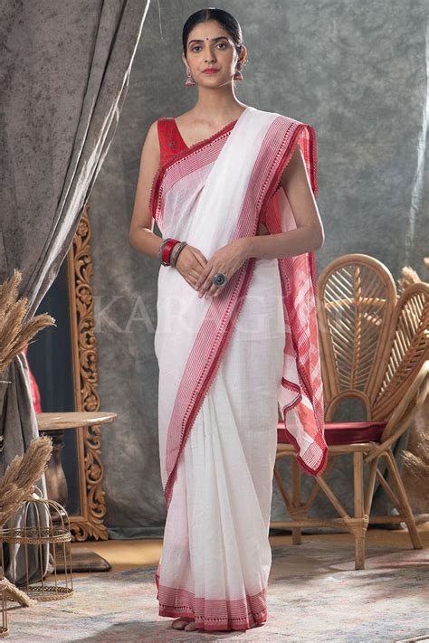 white sarees shop  variety   white sari  karagiri