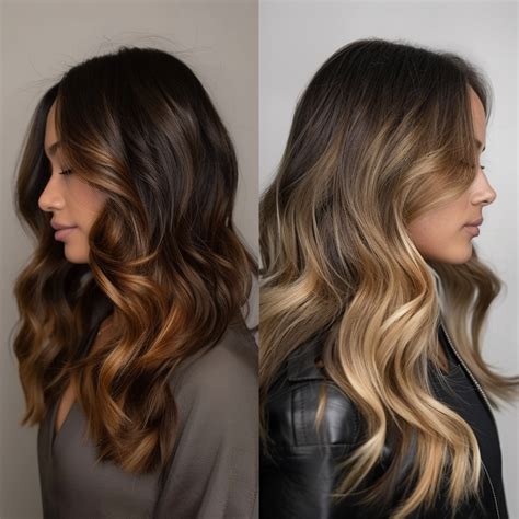 dimensional balayage  traditional highlights