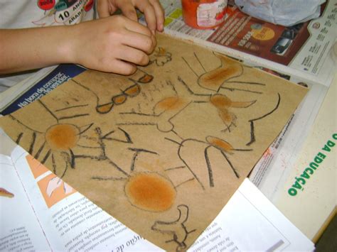 Atividade Pintura Rupestre - Escola Otília da Silva Berti: Atividade: Pintura rupestre